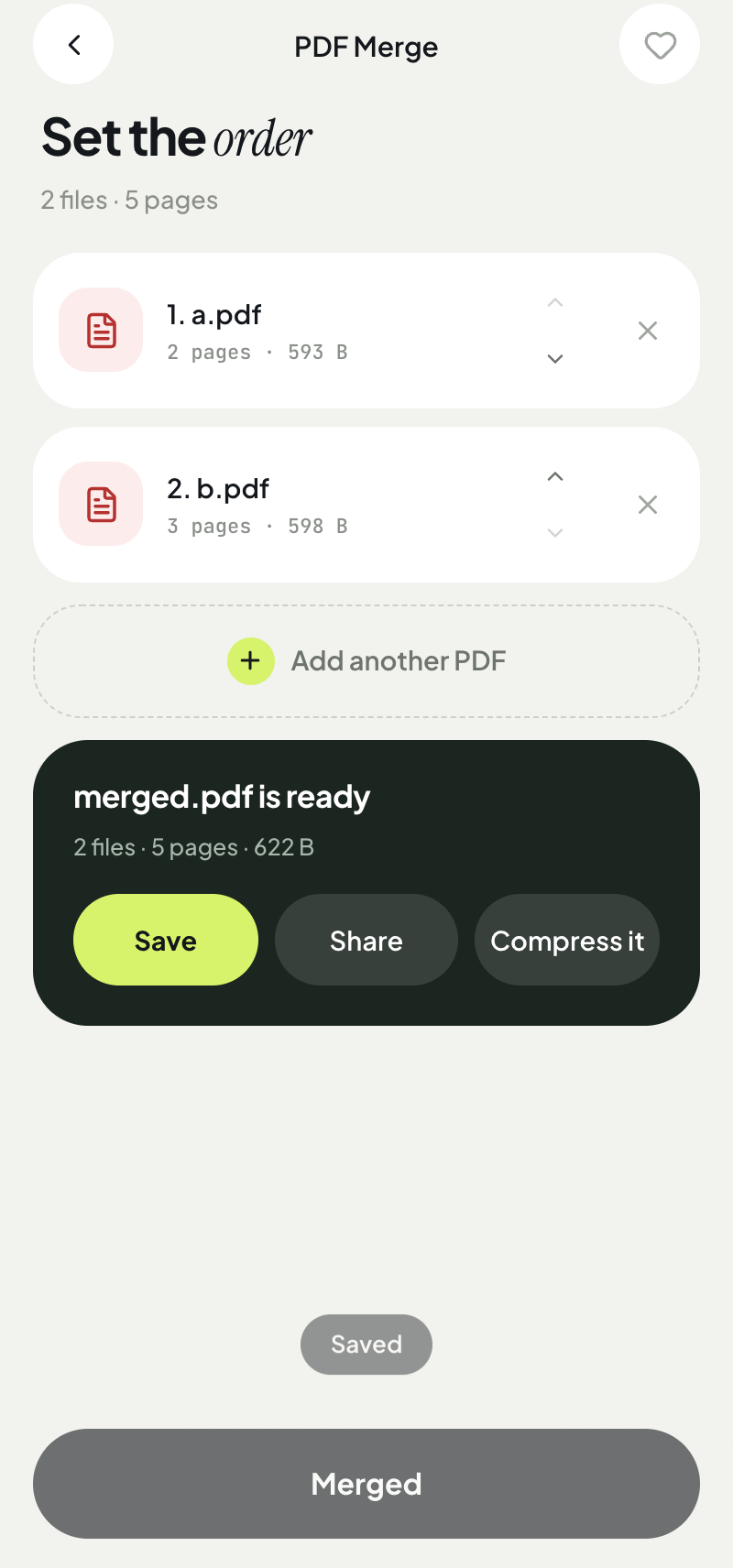PDF Merge