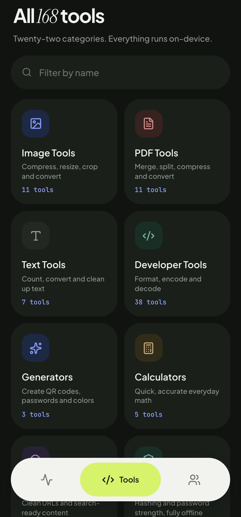 All tools